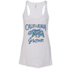 Bear Poppy Blossom Racerback Tank-CA LIMITED