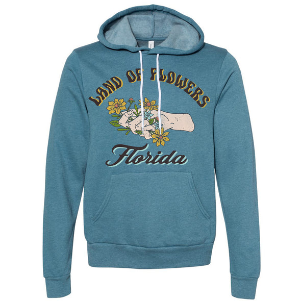 Land of Flowers Florida Pullover Hoodie