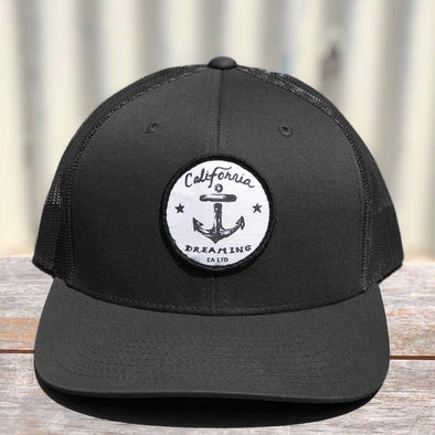 Black Anchor Trucker hat-CA LIMITED