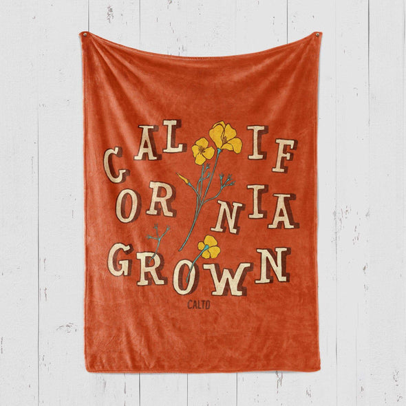 CA Grown Poppies Blanket-CA LIMITED