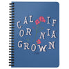 CA Grown Poppies Blue Spiral Notebook-CA LIMITED