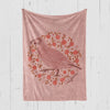 CA Poppy Quail Blanket-CA LIMITED