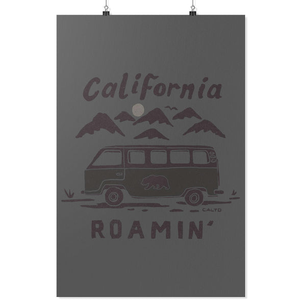 CA Roamin' Grey Poster-CA LIMITED