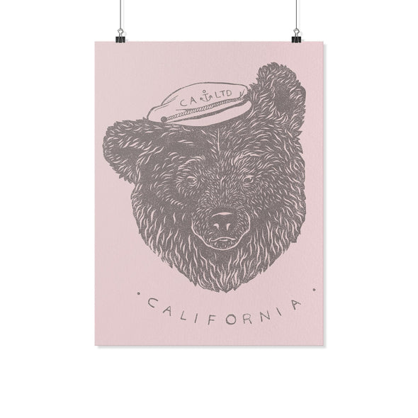 CA Sailor Bear White Poster-CA LIMITED