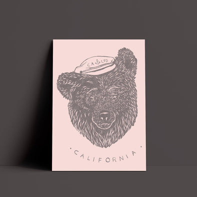 CA Sailor Bear White Poster-CA LIMITED