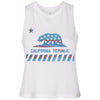 CA Star Flag Cropped Tank-CA LIMITED