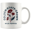 CA Wild Poppies Golden State Grown Mug-CA LIMITED