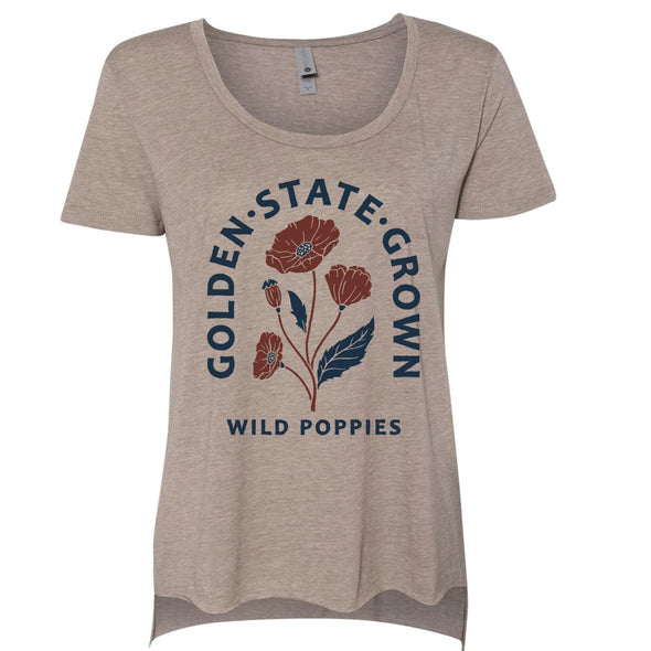 CA Wild Poppies Hi Low Top-CA LIMITED