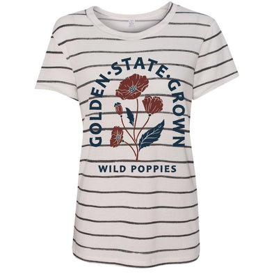 CA Wild Poppies Tee-CA LIMITED