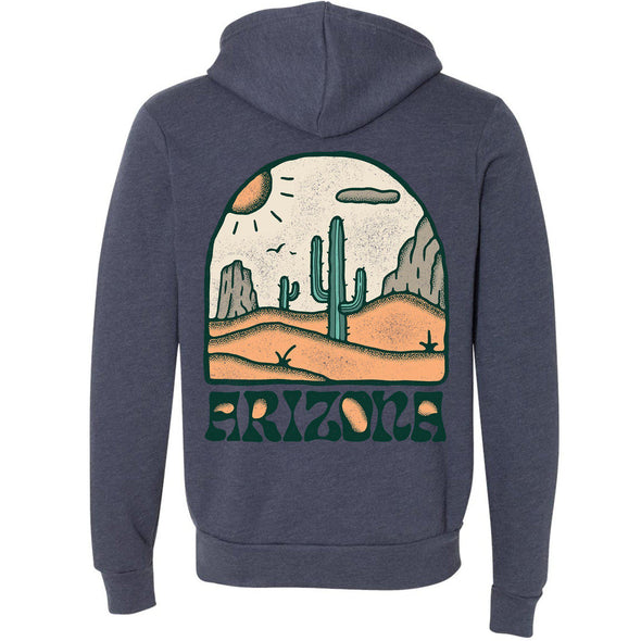 Cactus Arizona Zipper Hoodie-CA LIMITED