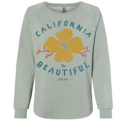 Cali Beautiful Crewneck Sweatshirt-CA LIMITED