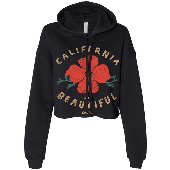 Cali Beautiful Cropped Hoodie-CA LIMITED