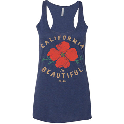 Cali Beautiful Racerback Tank-CA LIMITED