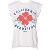 Cali Beautiful Rolled Sleeve Tank-CA LIMITED