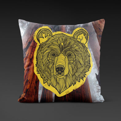 California Bear Pillow-CA LIMITED