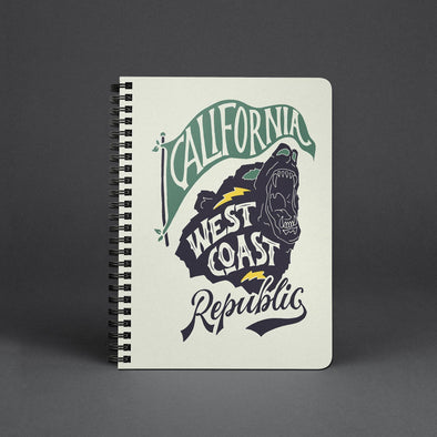 California Bear Spiral Notebook-CA LIMITED