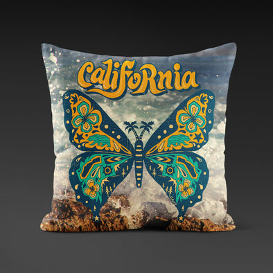 California Butterfly Pillow-CA LIMITED