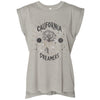 California Dreamers Rolled Sleeve Tank-CA LIMITED