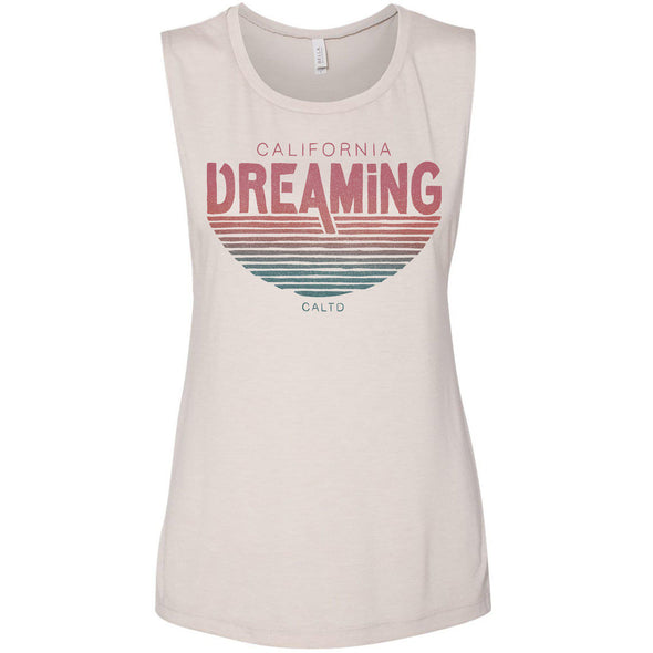 California Dreaming Muscle Tank-CA LIMITED