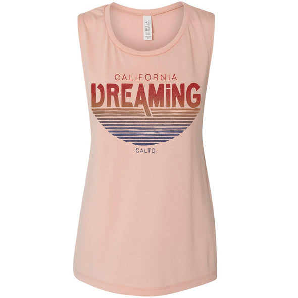 California Dreaming Muscle Tank-CA LIMITED