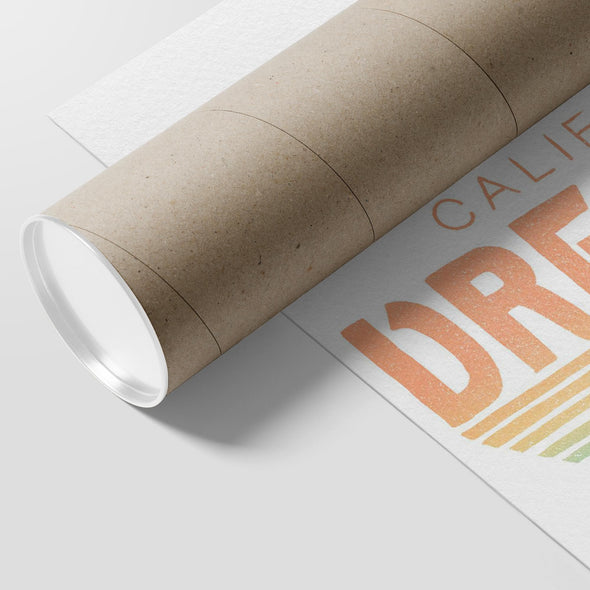 California Dreaming White Poster-CA LIMITED