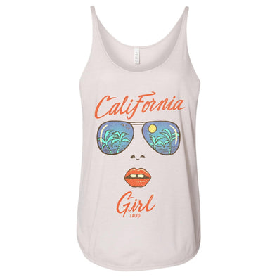 California Girl Glasses Flowy Tank-CA LIMITED