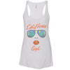 California Girl Glasses Racerback Tank-CA LIMITED