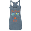 California Girl Glasses Racerback Tank-CA LIMITED