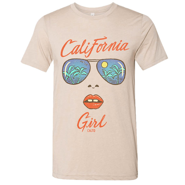 California Girl Glasses Tee-CA LIMITED