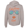 California Girl Glasses Zipper Hoodie-CA LIMITED