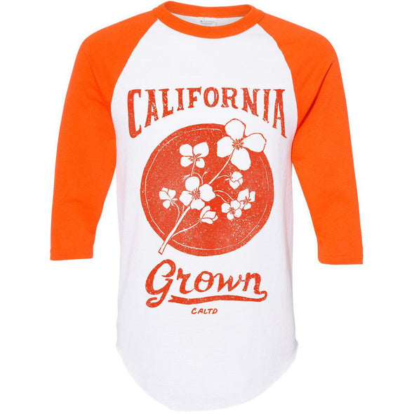 California Grown Circle Baseball Tee-CA LIMITED