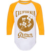 California Grown Circle Baseball Tee-CA LIMITED