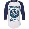 California Grown Circle Baseball Tee-CA LIMITED