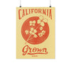 California Grown Circle Cream Poster-CA LIMITED