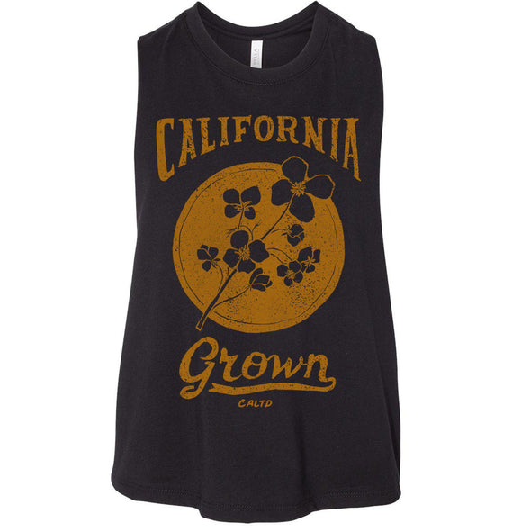 California Grown Circle Cropped Tank-CA LIMITED