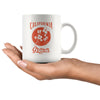 California Grown Circle Orange Mug-CA LIMITED