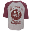 California Grown Circle Youth Baseball Tee-CA LIMITED