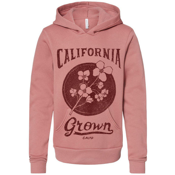 California Grown Circle Youth Hoodie-CA LIMITED
