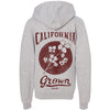 California Grown Circle Youth Zip Up Hoodie-CA LIMITED