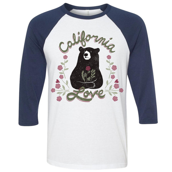 California Love Bear navy baseball tee-CA LIMITED