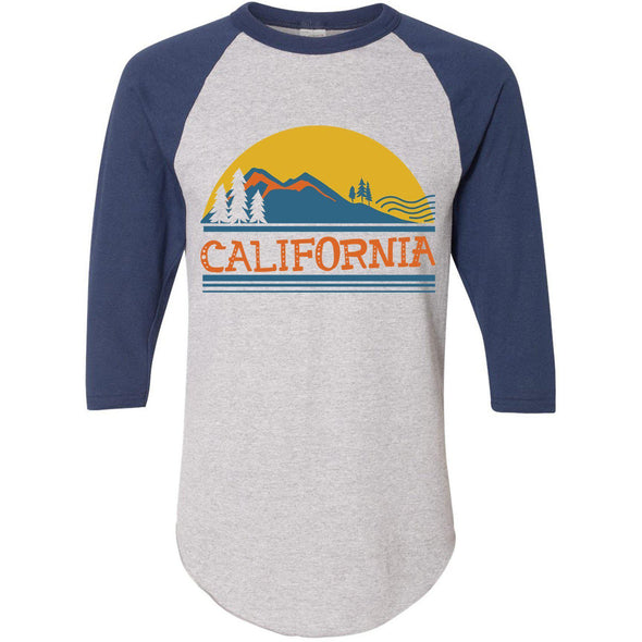 California Mountains Baseball Tee-CA LIMITED