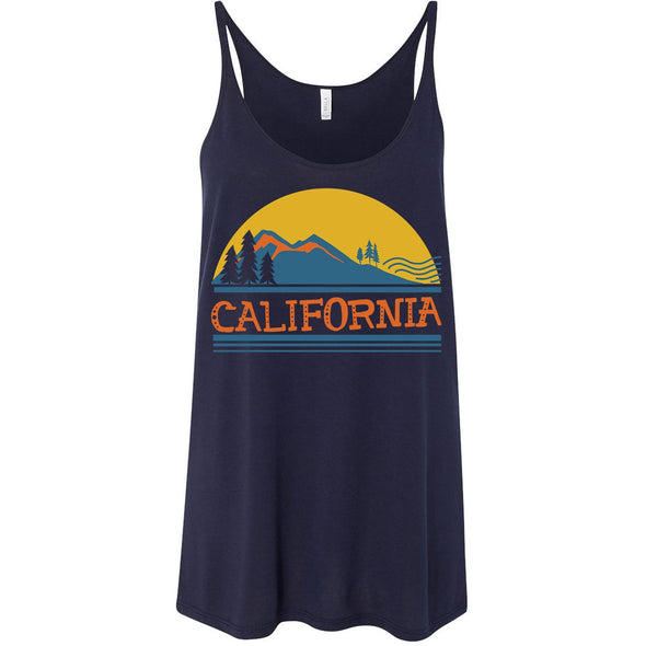 California Mountains Flowy Tank-CA LIMITED