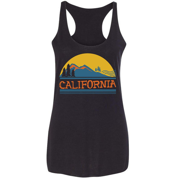 California Mountains Racerback Tank-CA LIMITED