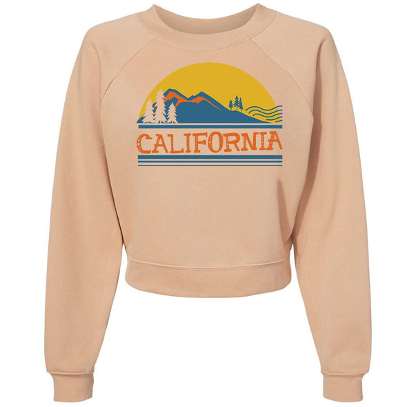 California Mountains Raglan Sweater-CA LIMITED