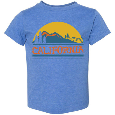 California Mountains Toddlers Tee-CA LIMITED