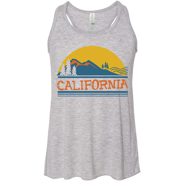 California Mountains Youth Flowy Tank-CA LIMITED