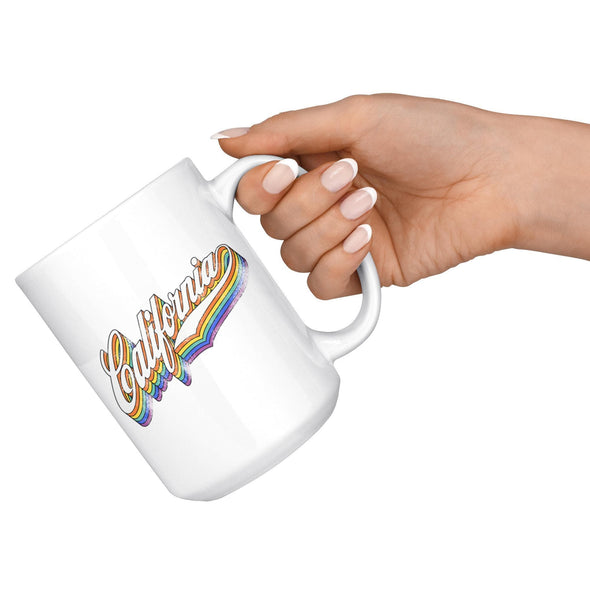 California Rainbow Mug-CA LIMITED