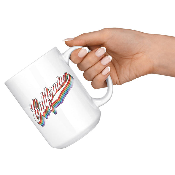 California Rainbow Mug-CA LIMITED