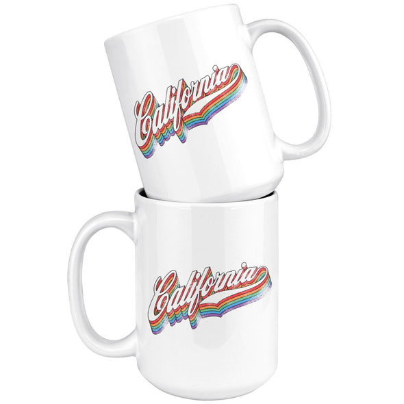 California Rainbow Mug-CA LIMITED