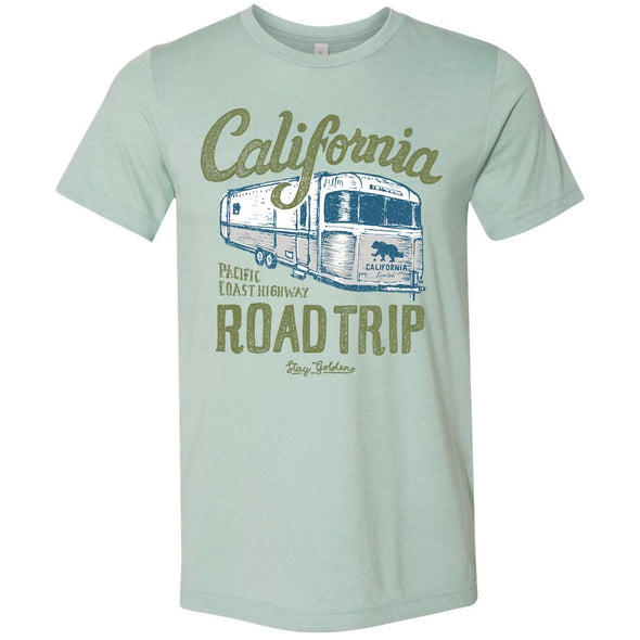 California Roadtrip mint tee-CA LIMITED